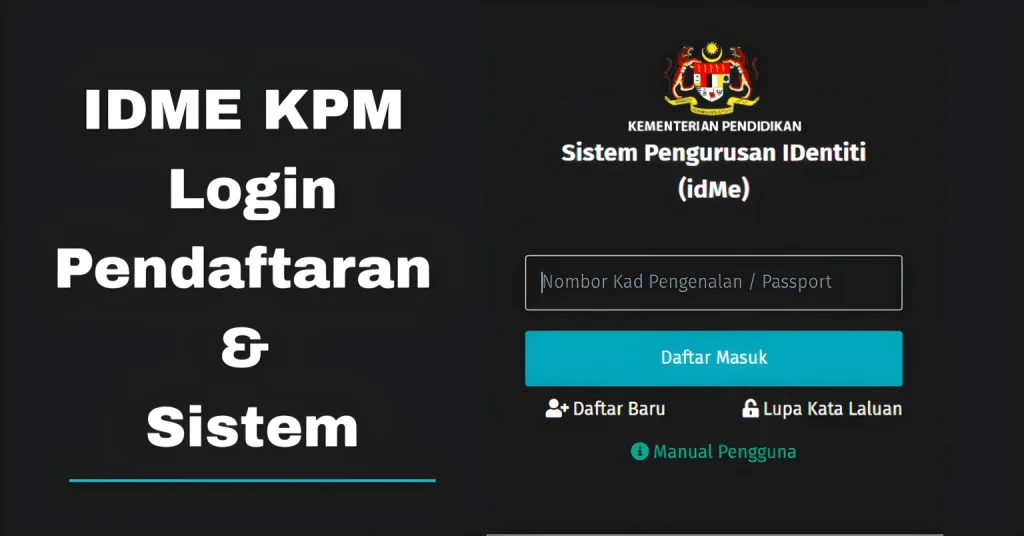 IDME KPM: Login, Pendaftaran & Sistem (idme.moe.gov.my)