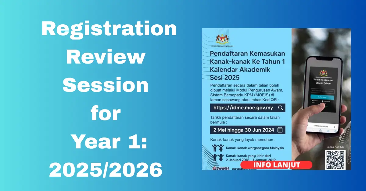 Pendaftaran Tahun 1 Semakan Sesi 2025/2026 Idme.moe.gov.my